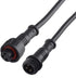 Augiimor 5 Pairs 3 Pin Waterproof Electrical Connector Pigtail Plastics Waterproof IP65 Male Female Connection Cable (3 Pin, Big Size)