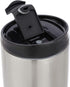 Amazon Basics Stainless Steel Tumbler with Flip Lid, Vacuum Insulated 30-Ounce, 2-Pack, Silver