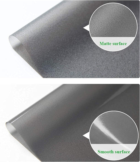 Coavas Window Privacy Film Frosted Glass Static Clings Non Adhesive Opaque Vinyl Bathroom Door Decorative Stickers UV Blocking Heat Control Coverings for Home Office (17.5 x 118.1 Inch, Grey)