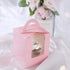 Cupcake Boxes Carriers, EUSOAR 50pcs Pink Single Individual Cupcake Boxes Holders Containers, Portable Paper Muffin Gift Boxes with Window Inserts Handle, for Wedding Birthday Party Treats Boxes
