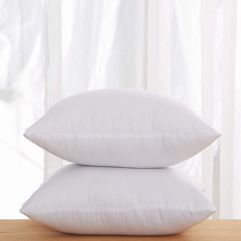 Acanva Hypoallergenic Throw Pillow Inserts Soft Square Euro Decorative Form Stuffer Cushion Sham Filler, 26x26, White