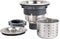 Kitchen Sink Drain 3-1/2 Inch Sink Drain Assembly Kit, Removable Deep Sink Strainer Basket with Sink Stopper/Sealing Lid for Home, Kitchen, Stainless Steel
