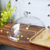BESTONZON Food Cover Dome Food Screen Protector Fly Cake Cover for Home Restaurant Use (8.5x 5.9 Inch)