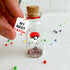 Cute Anniversary Present For Girlfriend or Boyfriend, Unique Game-Inspired Romantic Bottle, Anniversary Love Wish Jar (No Box, My Best Catch)