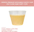 100 Pack 9oz Clear Plastic Cups, POPOPUL Disposable Cups Heavy Duty Plastic Cups Tumblers, Reusable Clear Hard Plastic Cups for Wedding Party, Halloween, Thanksgiving, Christmas