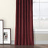 HPD Half Price Drapes VPYC Heritage Plush Velvet Curtain (1 Panel), 50 X 108, Dark Merlot