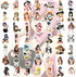 300 PCS Anime Sexy Lady Stickers, Vinyl Waterproof Adults Stickers, Cute Variety Pack for Laptop Computer Skateboard Bicycle Luggage Decal?Anime Stickers Girl-300Pcs?