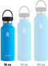 Hydro Flask Standard Mouth Flex Cap Bottle - Stainless Steel Reusable Water Bottle - Vacuum Insulated