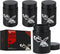 Ornate Ocean 4-Pack 250ml UV Glass Stash Jars - 4 Piece Set Multipurpose Storage Containers - Convenient Airtight Smell Free Screw Top Lid Jars Preserves and Secures Your Herbs