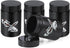 Ornate Ocean 4-Pack 250ml UV Glass Stash Jars - 4 Piece Set Multipurpose Storage Containers - Convenient Airtight Smell Free Screw Top Lid Jars Preserves and Secures Your Herbs