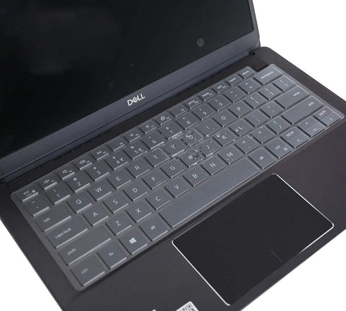 CaseBuy Keyboard Cover for 2019 Dell Inspiron 2-in-1 13.3" 7390 i7390 i7391 Laptop, Ultra Thin Soft-Touch TPU Keyboard Skin for New Dell Inspiron 13 7000 7390 7391 13.3 inch Laptop