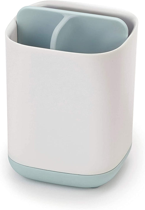 Joseph Joseph 70500 EasyStore Toothbrush Holder Bathroom Storage Organizer Caddy, Small, Blue