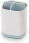 Joseph Joseph 70500 EasyStore Toothbrush Holder Bathroom Storage Organizer Caddy, Small, Blue