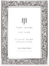 Isaac Jacobs 4x6 Silver Metal Glitter (Vertical & Horizontal) Picture Frame, with Black Fabric Easel, Wall-Mountable, Made for Tabletop, Counterspace, Shelf and Desk (4x6, Silver Glitter)