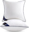 Siluvia 18"x18" Pillow Inserts Set of 2 Decorative 18 Pillow Inserts-Square Interior Sofa Throw Pillow Inserts with 100% Cotton Cover Couch Pillow (2, 18"x18" ,2Pack)