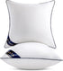 Siluvia 18"x18" Pillow Inserts Set of 2 Decorative 18 Pillow Inserts-Square Interior Sofa Throw Pillow Inserts with 100% Cotton Cover Couch Pillow (2, 18"x18" ,2Pack)