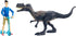 Jurassic World Human & Dino Pack Kenji & Monolophosaurus Action Figures, Segway Accessory, Camp Cretaceous Movable Joints & Authentic Sculpt, Kids Gift Ages 4 Year & Older