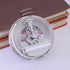MoreChioce Transparent Clock Insert, 4-1/16 Inch (103mm) Built-in Clock with Roman Numeral Quartz Movement DIY Clock Accessories