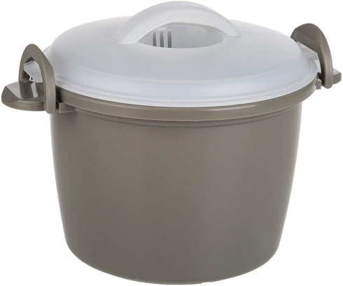 Progressive International Set Microwave Rice Cooker, 4 Piece, Gray