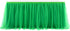 6FT Green Tulle Table Skirt Tutu Table Cloth for St. Patrick's Day Kids Birthday Party Dessert Round Tables Christmas Home Decoration(L 6(ft),H30in)