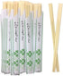 Solid No Splinter Chopsticks 40 pairs | Individually Wrapped Disposable Wooden Chopstick | Best for Sushi & Asian Dishes