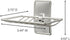 Command Soap Dish, Satin Nickel, 1-Soap Dish, 2-Water-Resistant Strips, Organize Damage-Free