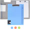Foldable Clipboard, Enclosed Clipboards Folio,360 Degree Flip Folio Clipfolio,Closing Clipboard Padfolio, Used for Nurse Clipboard and Office Arch Clipboard,Colorful Covered Clipboard. (Blue, Upper)