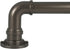 Decopolitan Industrial Wrap Around Telescoping Curtain Rod Set, 18-36", Bronze