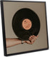 Golden State Art, 12.5x12.5 Aluminum Vinyl Record Album Cover Frame Display (Black)