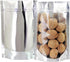 GooGou Resealable Zip Mylar Bag Food Storage Aluminum Foil Bags Smell Proof Pouches 6.3x9.4" 100pcs