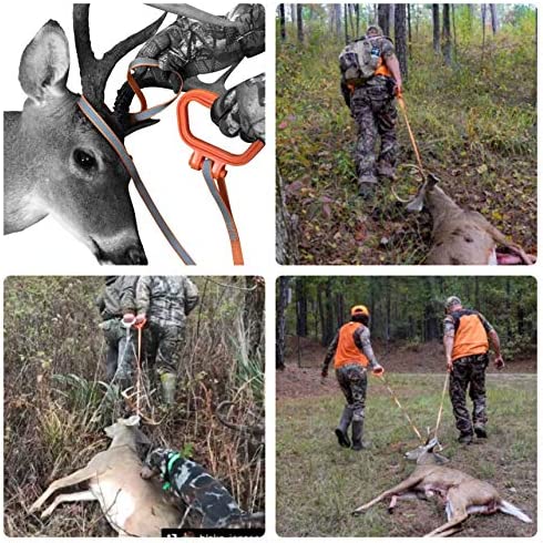 MULTUS: Perfect Deer Drag - Hunting Dragging Pull Rope - Safety Reflective Hunting Accessory Hunting Gear Gift for Men