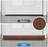 CIMA 36" Weighted Under Door Draft Stopper, Bottom Door Seal Sound Wind Blocker Weather Stripping (Brown, 36 inch, 2.0 LBS)