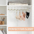 Exttlliy 10PCS Metal Underwear Bra Rack Durable Fashion Children Clothes Hangers Hook Lingerie Shop Display Hanger with Clips (Gold)