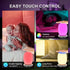 Touch Lamp for Kids, ifofo Baby Nursery Lamp Warm White & RGB Color Changing Night Light Silicone Rechargeable Dimmable Timing Portable for Children Gifts Teen Toddler Bedroom Breastfeeding Christmas