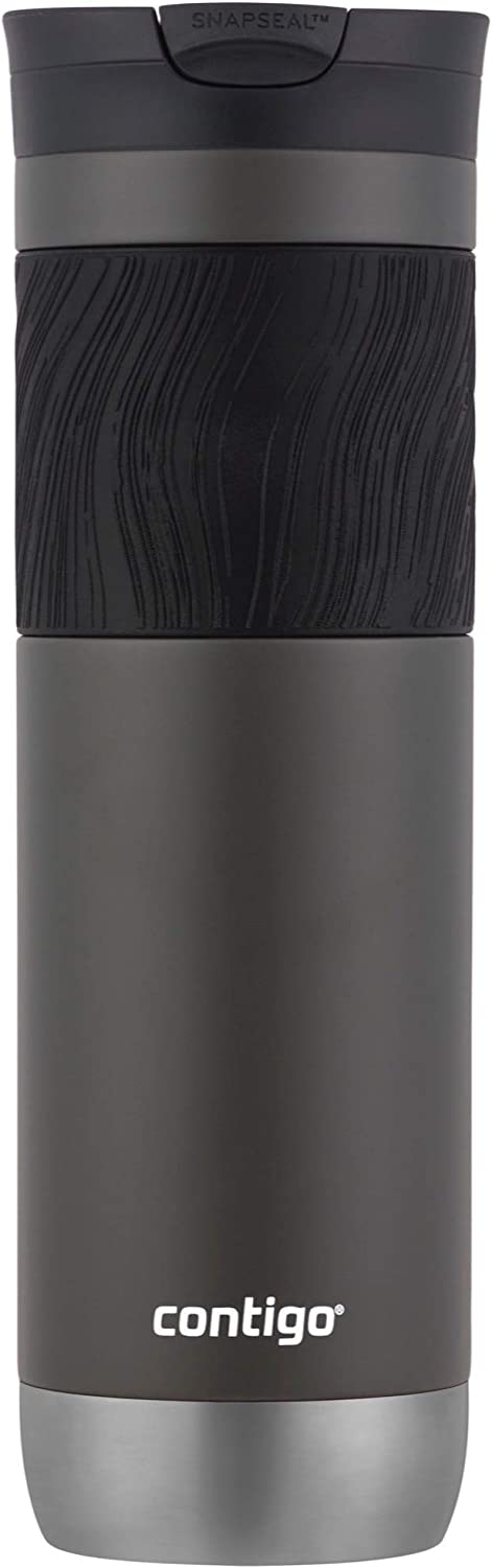 Contigo SnapSeal Insulated Travel Mug, 1 Count (Pack of 1), sake , 24oz