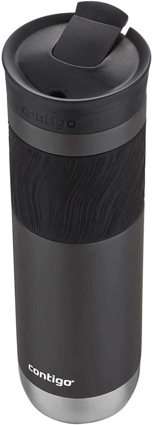 Contigo SnapSeal Insulated Travel Mug, 1 Count (Pack of 1), sake , 24oz