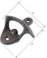 Artilife 12Pack Wall Mounted Bottle Openers Cast Iron Rustic Vintage Style Beer Bottle Opener with Screws for Home Bars