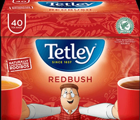 Tetley - Redbush Pure Tea Bags 40 - 100g