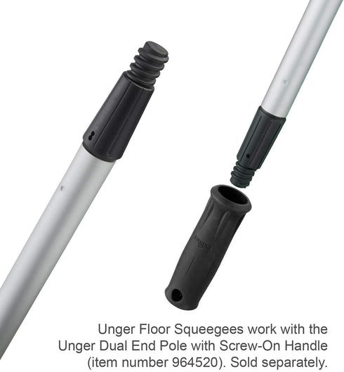 Unger Professional AquaFlex Uneven Surface Floor Squeegee with Splash Guard, 22"