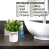 LESEN 2 Pack Fake Plants in Galvanized Metal Pots Modern Farmhouse Table Centerpiece Rustic Home Decor, Potted Artificial Eucalyptus Faux Plants for Indoor Shelf Dining Room Office Desk Decoration