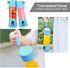 Gracejoful Portable Blender,Personal Blender,Smoothies Mini Jucier Cup USB Rechargeable and Personal Size Blender Shakes,380ml,Fruit Juice,Mixer, Blue