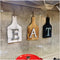 HoreZer ETA Sign Wall-Decor, Rustic Cutout EAT Letter Sign Wood Decorative Hanging Board for Kitchen/Home,EAT Sign Decorative Hanging Wooden Letters, Country Wall Art (3 Pieces)