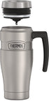 THERMOS Stainless King Vacuum-Insulated Travel Mug, 16 Ounce, Matte Steel