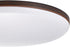 Globe Electric Ellington LED Integrated Flush Mount Ceiling Light, Dark Bronze Finish, Frosted Shade, Energy Star Certified, Ultra Slim Design