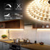 Soft Bright White, 60 LEDs/M, 8.2' (2.5M) RibbonFlex Pro LED Tape Light.