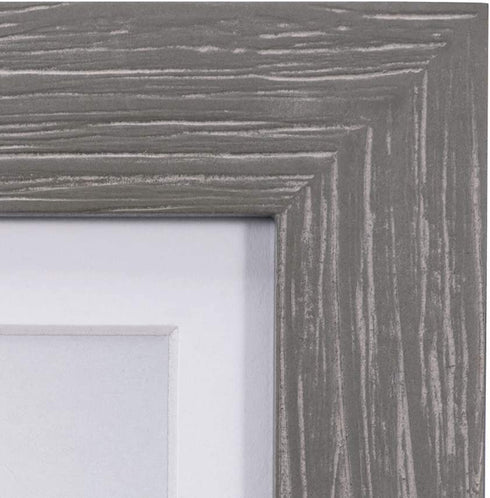 Malden International Designs 3354-46 Picture Frame, 8.5? (W) x 6.5? (H) x .75? (D), Gray, 2 Pieces