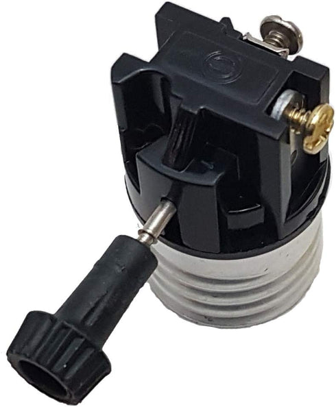 B&P Lamp® Brass Plated Finish Table Lamp Wiring Kit with a 8 Inch Harp and 3-Way Socket