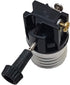 B&P Lamp® Brass Plated Finish Table Lamp Wiring Kit with a 8 Inch Harp and 3-Way Socket