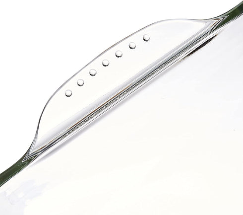 Amazon Basics Oven Safe Glass Baking Dish Set, Set of 2, Rectangular 3L and Square 2L
