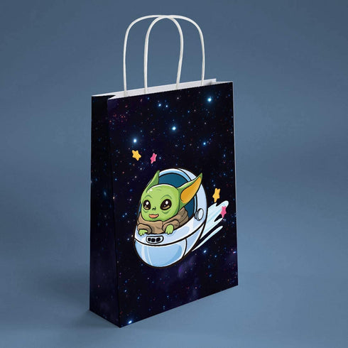 16 Pcs Gift Bags for Yoda Goodie Bags, Party Decorations for Theme Birthday Party Decoration Baby Shower Party Supplie
